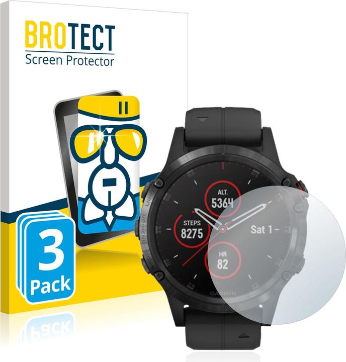 Actual product image BROTECT AirGlass Glass (Fenix 5 Plus (47mm))