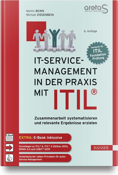 Produktbild IT-Service-Management in der Praxis mit ITIL® (Deutsch, Michael Ziegenbein, Martin Beims, 2023)