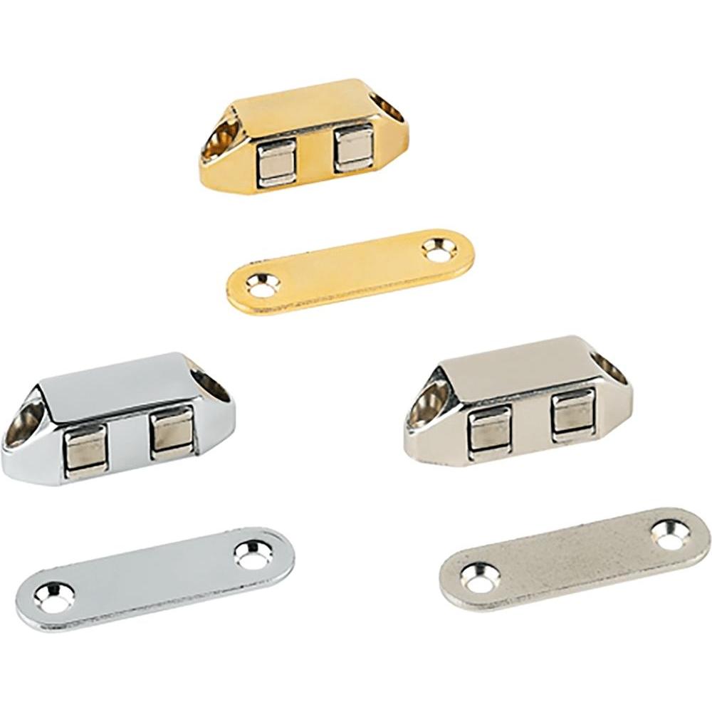 Hettich, Türbeschlag + Scharnier, Fangmagnetschnäpper LM 5103 vernickelt