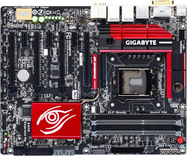 Produktbild Gigabyte GA-Z97X-Gaming G1 WIFI-BK (LGA 1150, Intel Z97, ATX)