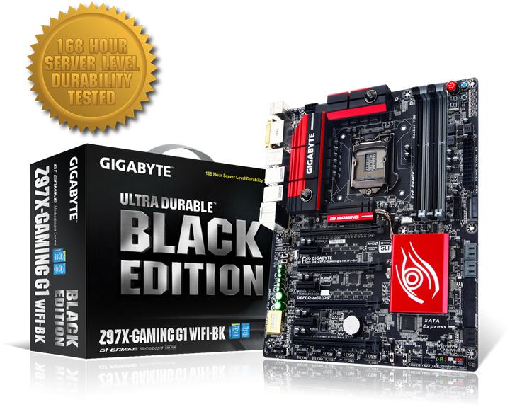 Produktbild Gigabyte GA-Z97X-Gaming G1 WIFI-BK (LGA 1150, Intel Z97, ATX)