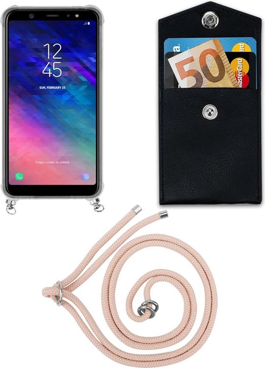 Produktbild Cadorabo TPU Handy Kette SILBER Cover