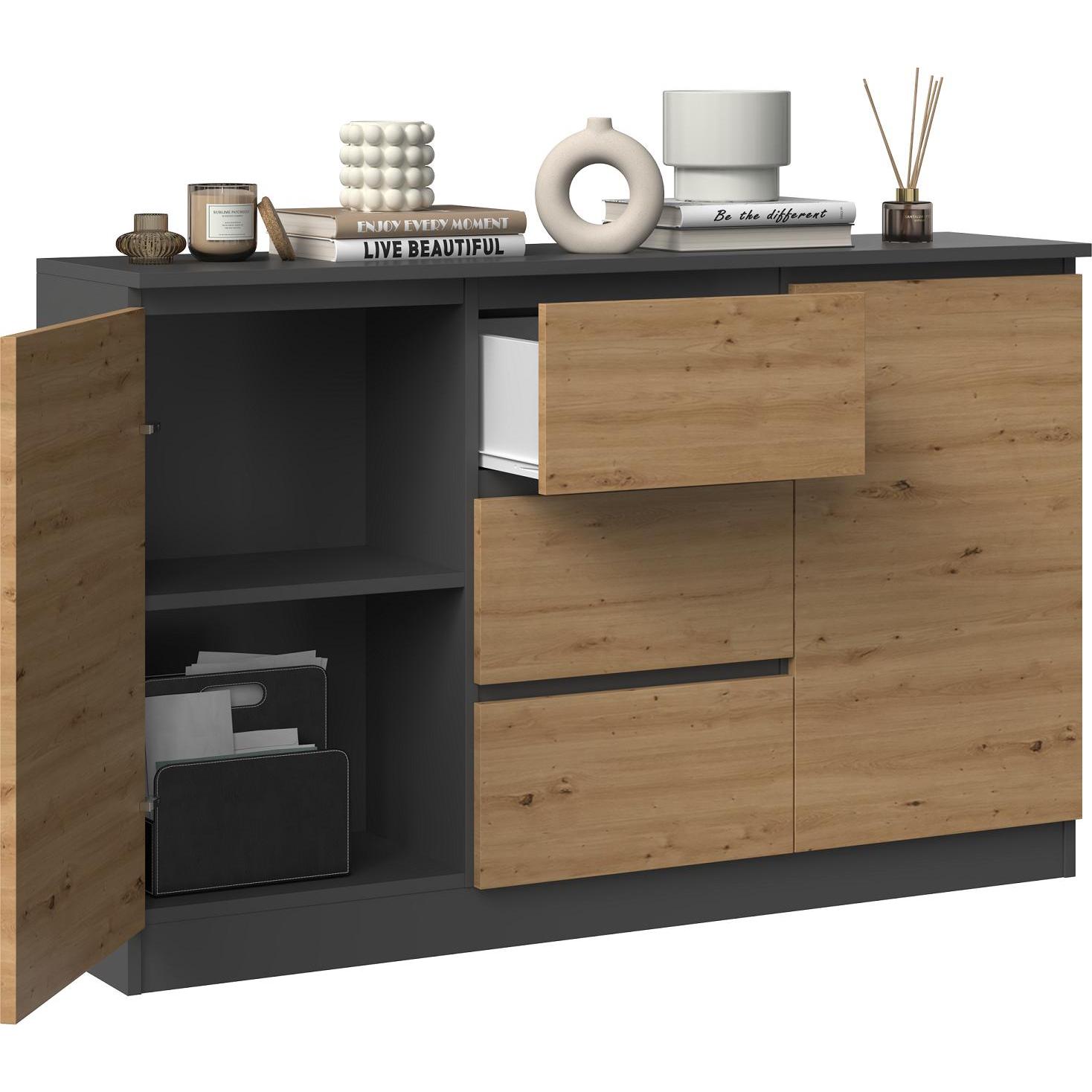 Thumbnail - Topeshop, Kommode + Sideboard, Kommode (120 x 40 x 75 cm)
