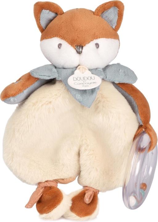 Doudou et Compagnie Timo Schmusetuch mit Rassel 18cm