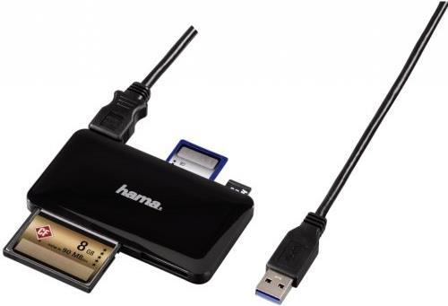 Hama USB-3.0-SuperSpeed-Multi-Kartenleser "Slim" (USB 3.0)
