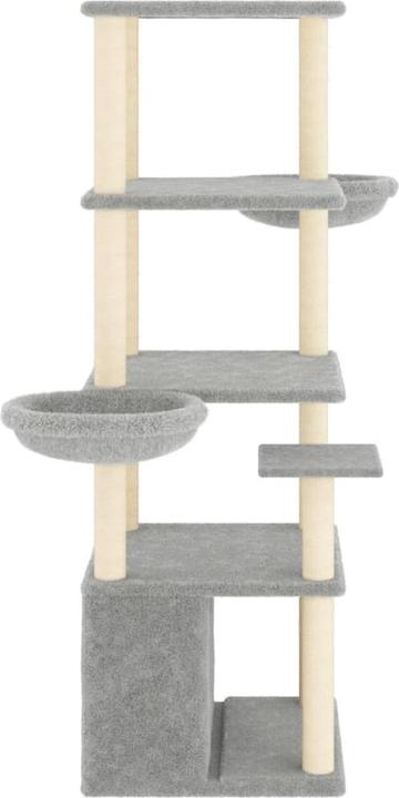 Actual product image vidaXL Kratzbaum (147 cm, Light grey)