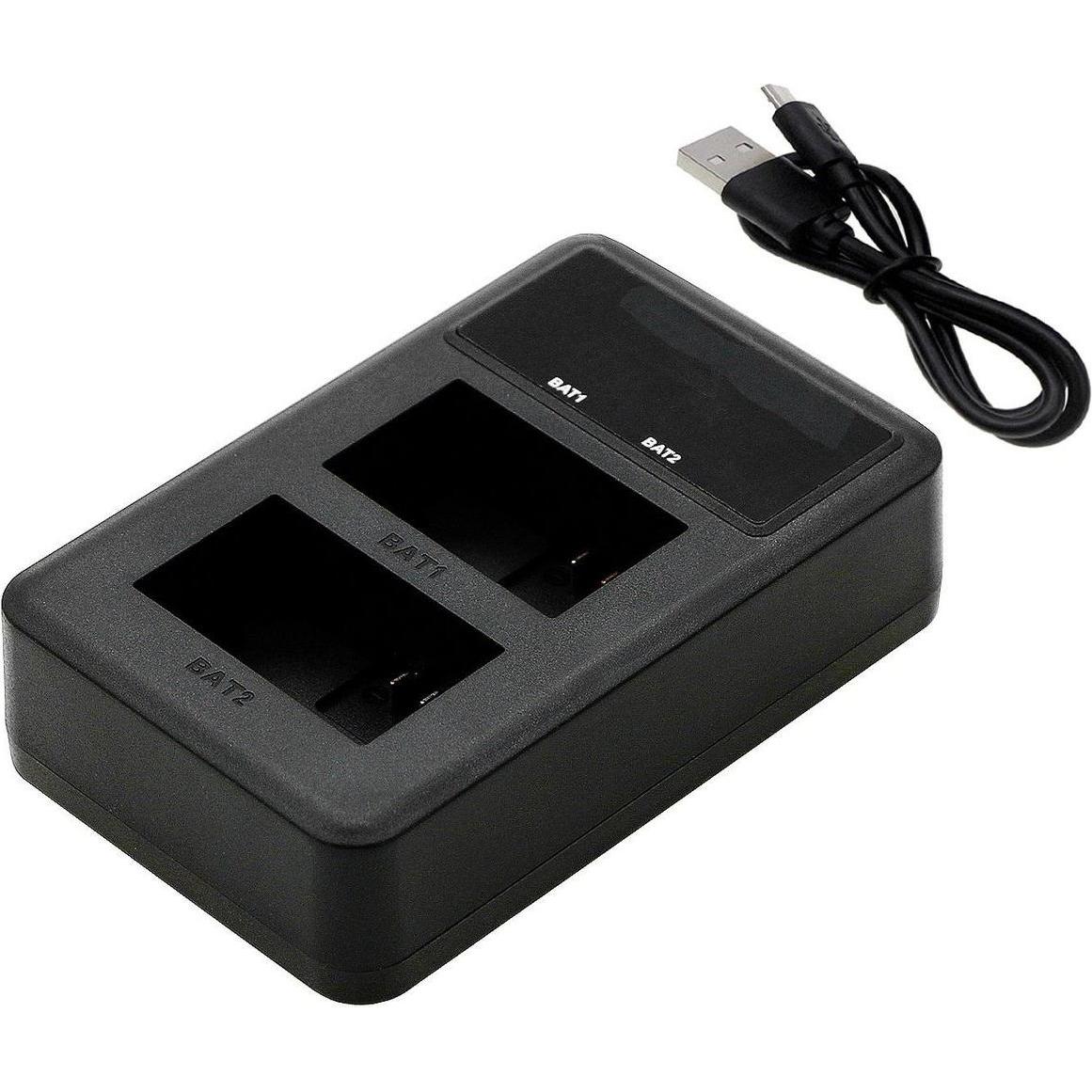 CoreParts Charger for Sony Camera (Akku), Kamera Stromversorgung, Schwarz