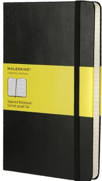 Image du produit Moleskine Carnet Classic Large (A5, Quadrillé, Couverture rigide)