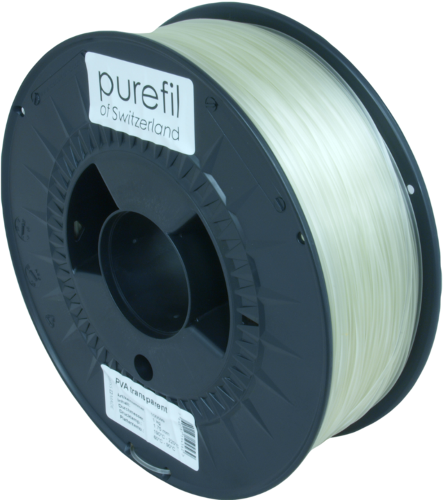 Actual product image Purefil Filament (PVA, 1.75 mm, 1000 g, Transparent)