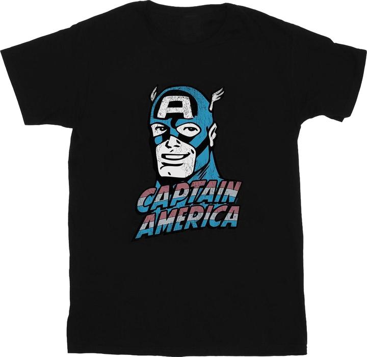 Produktbild Captain America Distressed TShirt (3XL)