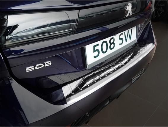 Produktbild Avisa Edelstahl Ladekantenschutz für Peugeot 508 SW (Kombi) ab 2019 bis heute (Heck)