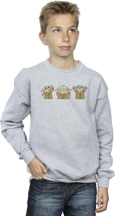 Produktbild Star Wars The Mandalorian Grogu Poses Sweatshirt Jungen (116)