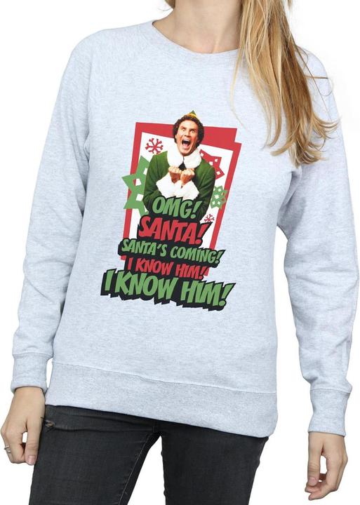 Image du produit Elf - Sweat OMG SANTA - Femme (M)