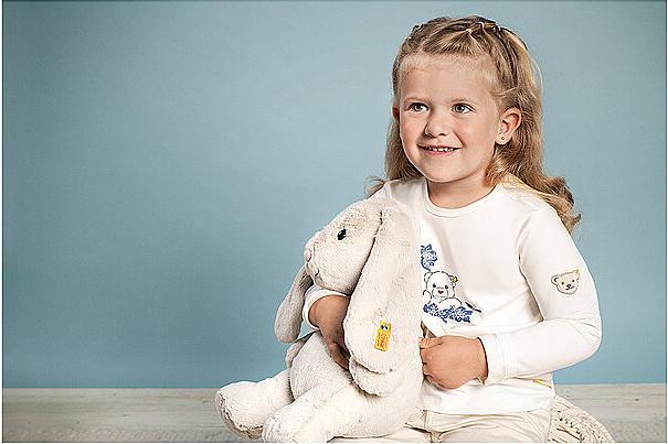 Produktbild Steiff Hoppie Hase hellgrau 48cm (48 cm)