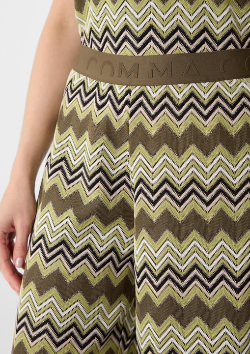 Actual product image Comma Hose Strick-Culotte mit Zick-Zack-Muster (42)