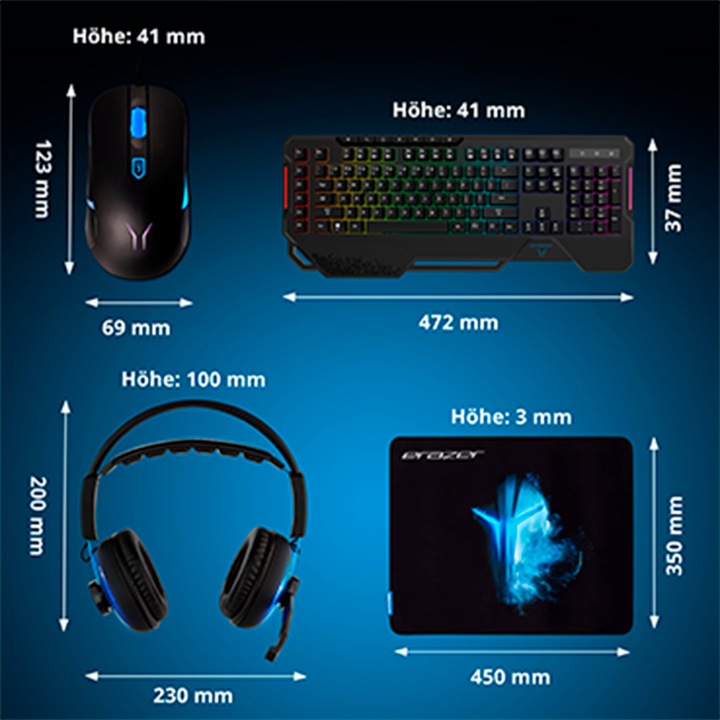 Actual product image Medion Gaming Bundle Erazer P81016 (CH, Cable)