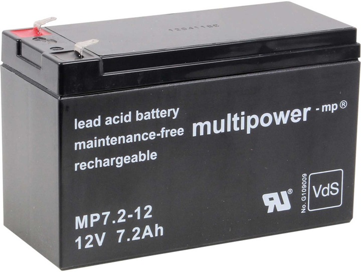 Produktbild Multipower MP7,2-12 USV-Batterie (12 V, 7200 mAh)