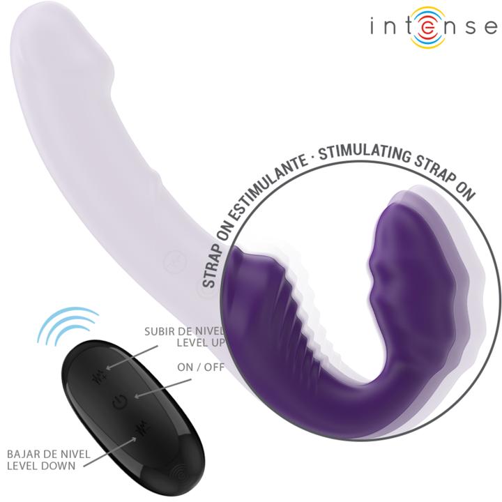Produktbild Intense Jill Doppelvibrator 20 cm Lila Fernbedienung