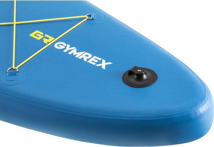 Actual product image Gymrex Inflatable paddle board - inflatable - 125 kg - blue - double chamber - 333 x 82 x 12 cm (10'6")