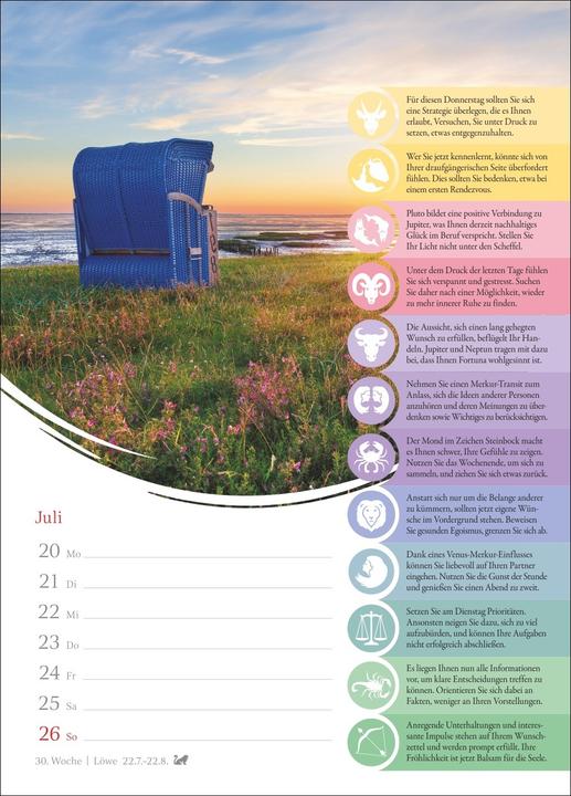 Produktbild Harenberg Horoskope Wochenkalender 2026 - Wochenkalender mit Prognosen für alle Sternzeichen