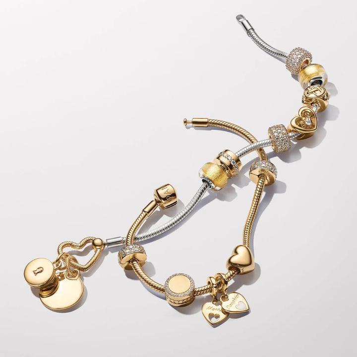 Immagine prodotto Pandora Moments Clip a cuore annodato placcato oro (Dorato, Metallo)