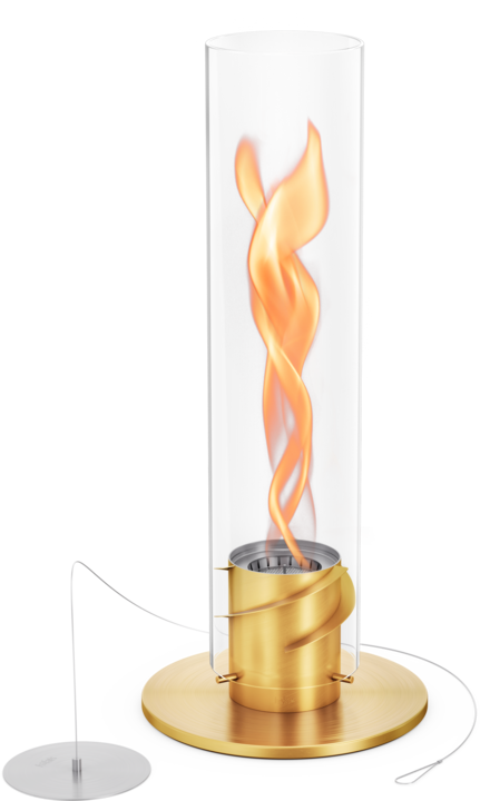 Actual product image Höfats SPIN 1200 Table fire gold (12 x 54 cm)