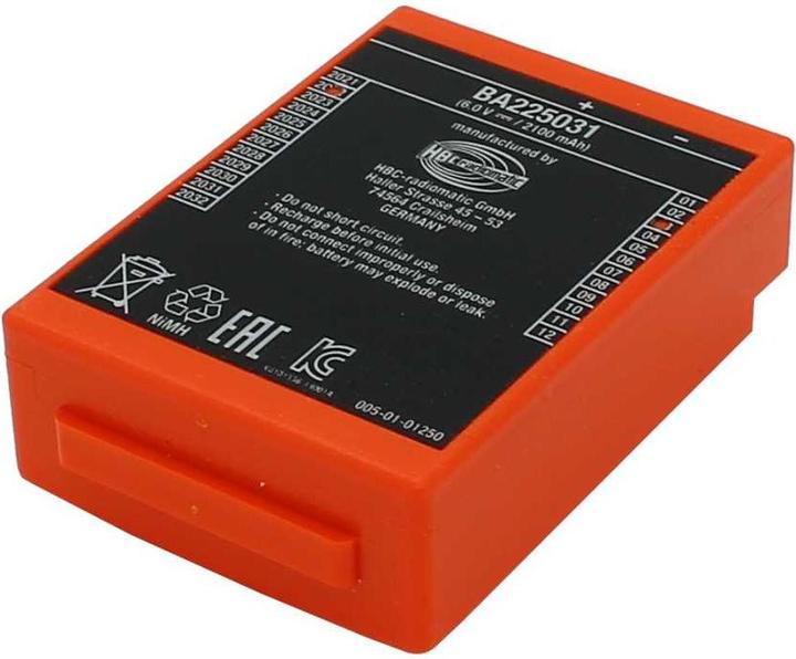 Actual product image HBC Radiomatic Original-Kranakku NiMH 6V 2100mAh HBC BA225030 (6 V, 2100 mAh)