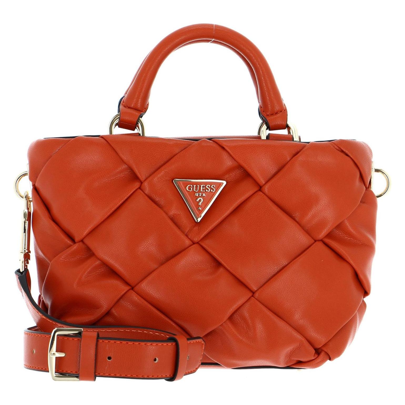 Guess, Damen, Handtasche, Zaina Mini Satchel Bag, Orange