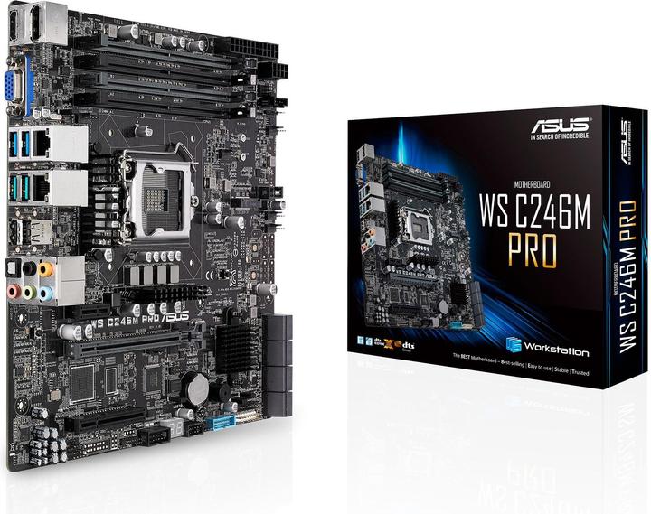 Image du produit ASUS C246M PRO (LGA 1151, Intel C246, mATX)