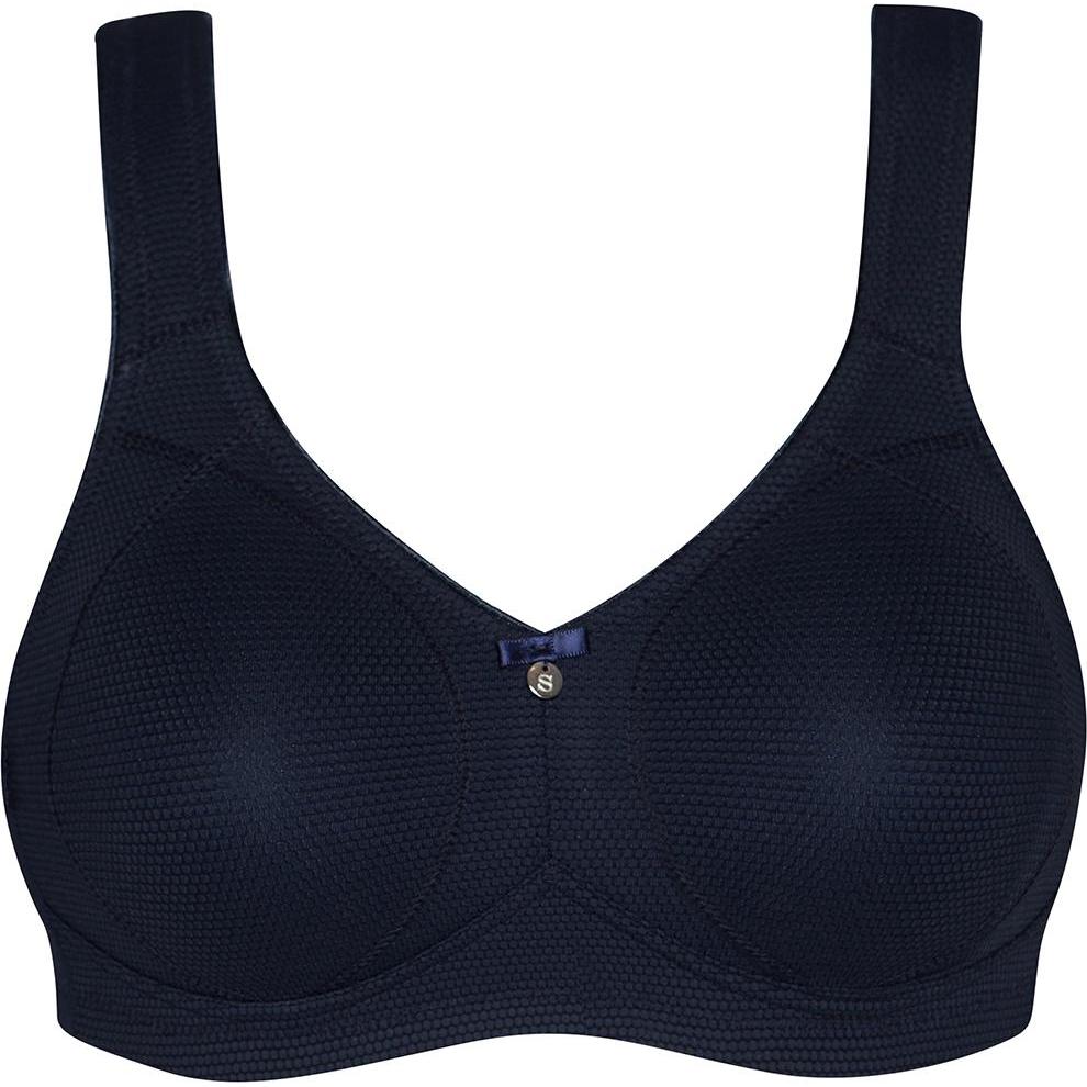 Susa, BH, Comfort Plus Capri BH ohne Bügel, Blau, (75 G, Einzelpack)
