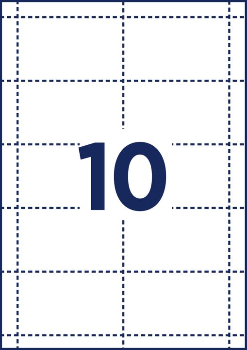 Actual product image Avery Dennison Name badge set 54x90mm