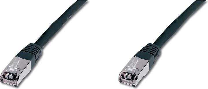Immagine prodotto Digitus Cavo patch CAT 5e SF-UTP Cu PVC AWG 26/7 lunghezza 10 m colore nero (SF/UTP, CAT5e, 10 m)