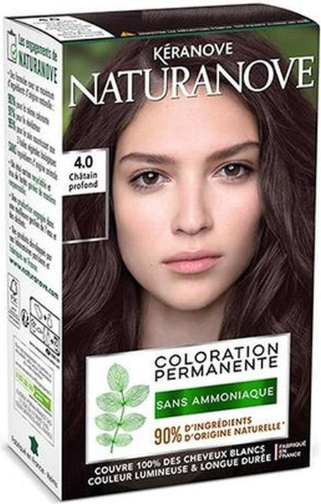 Produktbild Kéranove Naturanove - Dauerhafte Haarfarbe Dunkelbraun 4.0 (Braun)