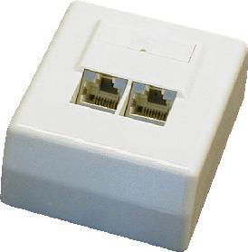 Datacom Prise double Cat5e