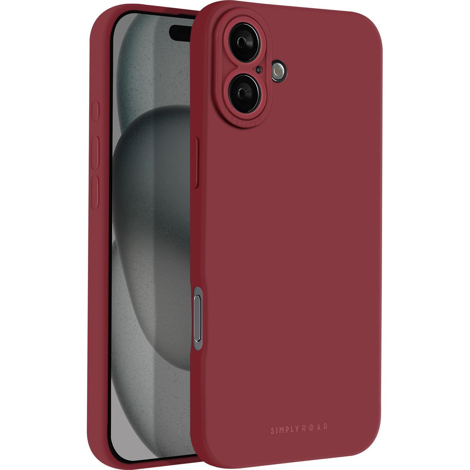 Roar Luna Case Series (Apple iPhone 16), Smartphone Hülle, Rot