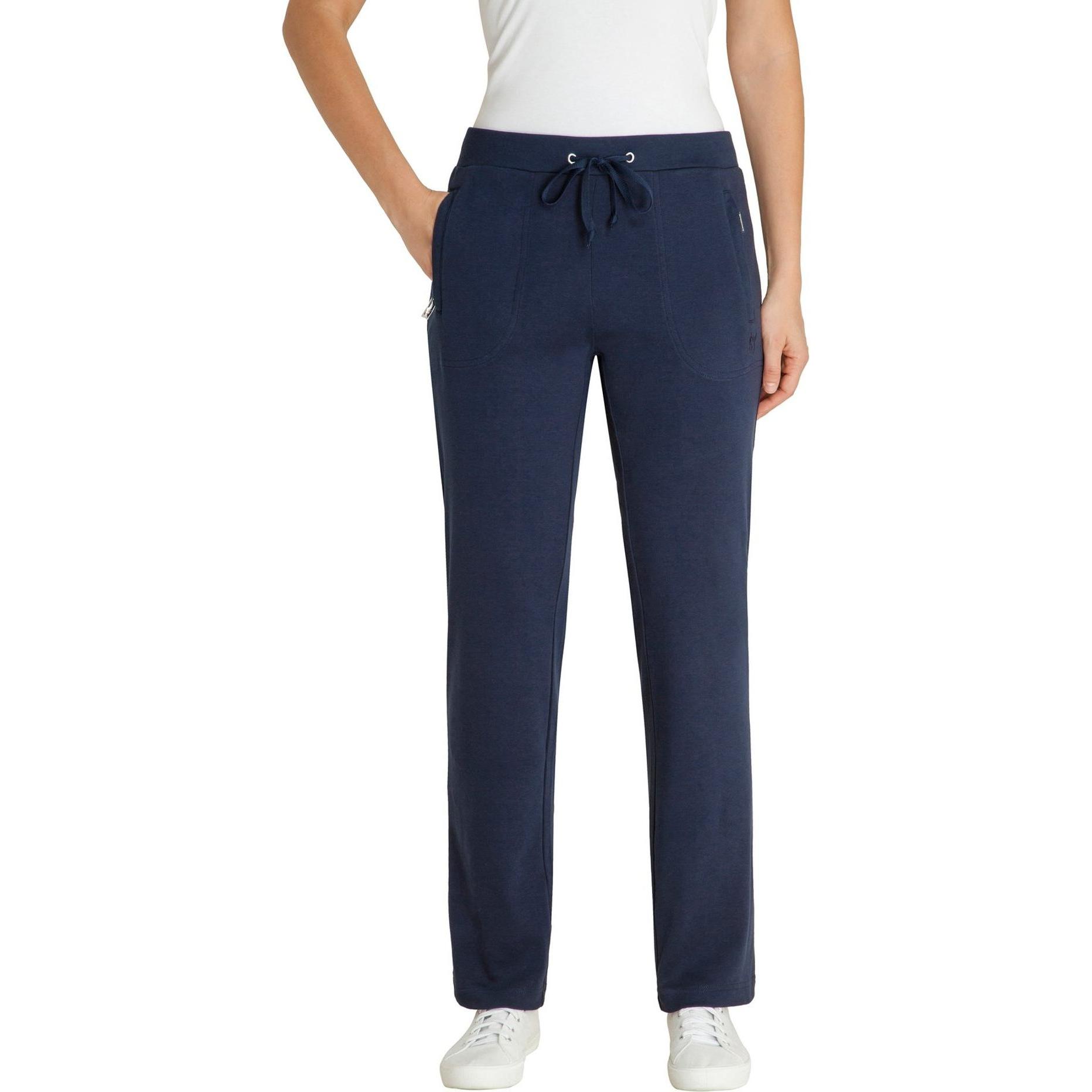 Thumbnail - Hajo, Damen, Pyjama, Jogginghose Sportlich Bequem sitzend - 16179, Blau, (40)