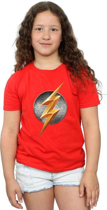 Produktbild Justice League Movie Flash Emblem TShirt Mädchen (128)