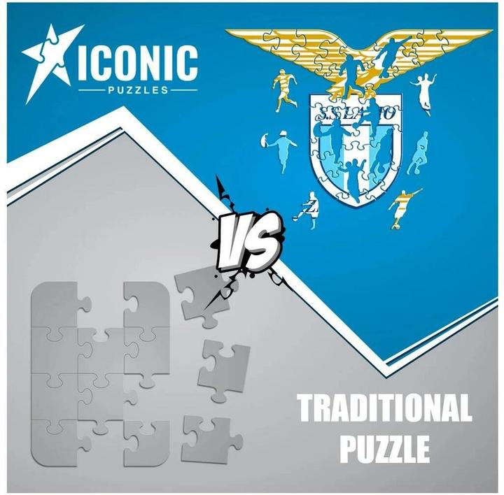 Immagine prodotto Iconic SS Lazio - Logo - Puzzle in Legno Taglia M (270 Pezzi) (270 pezzi)