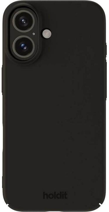 Custodia Con Cordino A Tracolla Per IPhone 15 Plus 6,7'' – Silicone Liquido Nero – Cinturino Regolabile