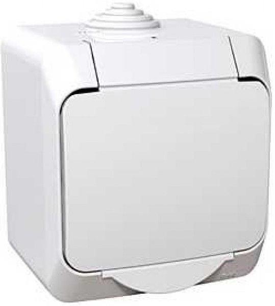 Produktbild Schneider Socket Single Ip44 White Cedar+