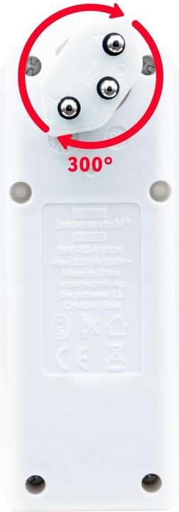 Image du produit Brennenstuhl Fiche de dérivation cleverLINE (Type 13, 3x)