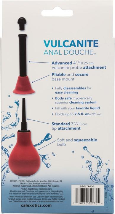 Produktbild CalExotics Vulcanite Anal Douche