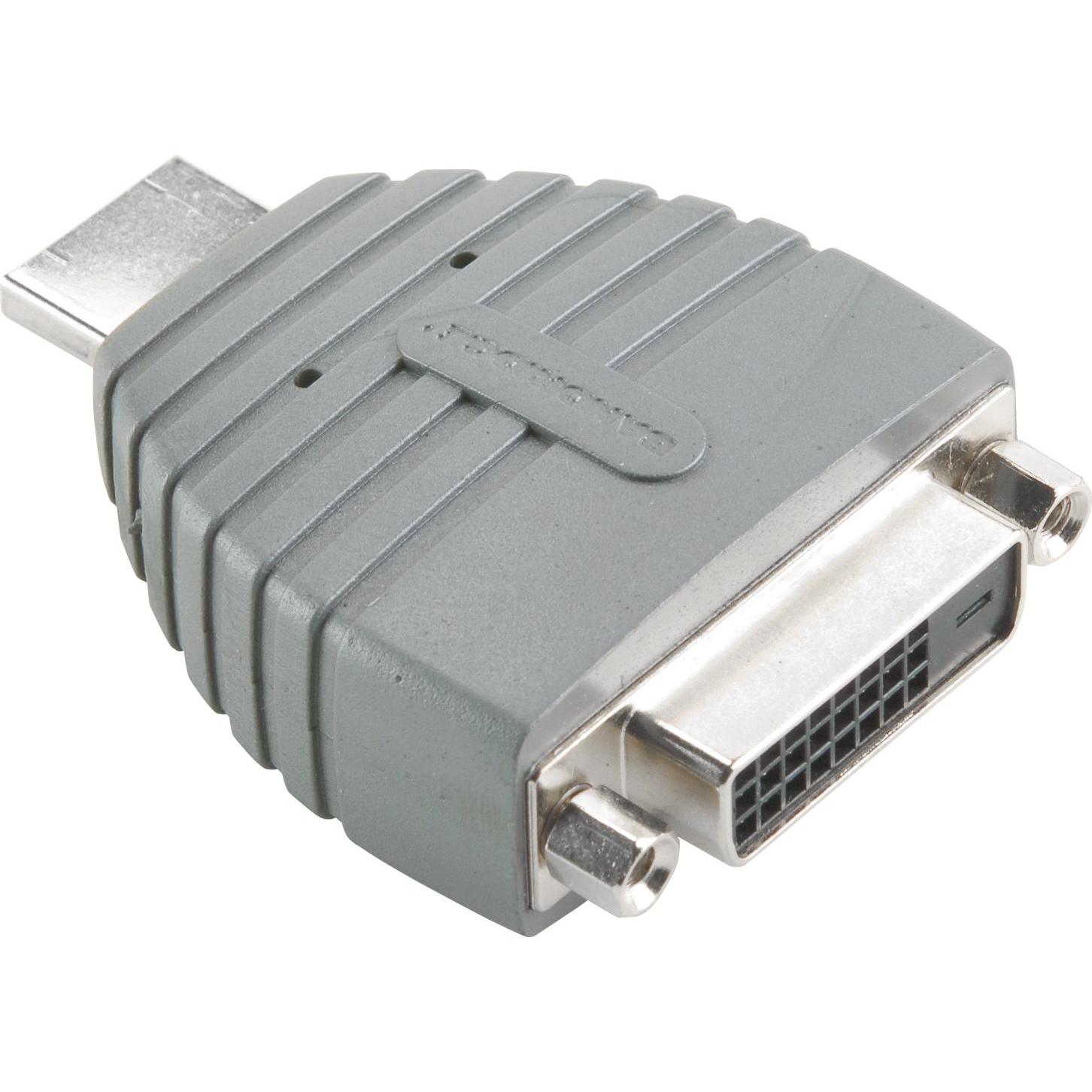 Bandridge BLUE DVI - HDMI Adapter (HDMI, DVI, 11.50 cm), Data + Video Adapter, Grau