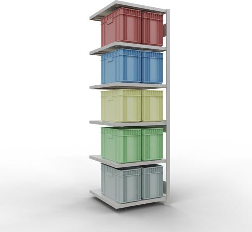 Image du produit Schulte Lagertechnik Système enfichable Élément suivant MULTIplus250 avec traverse de longueur