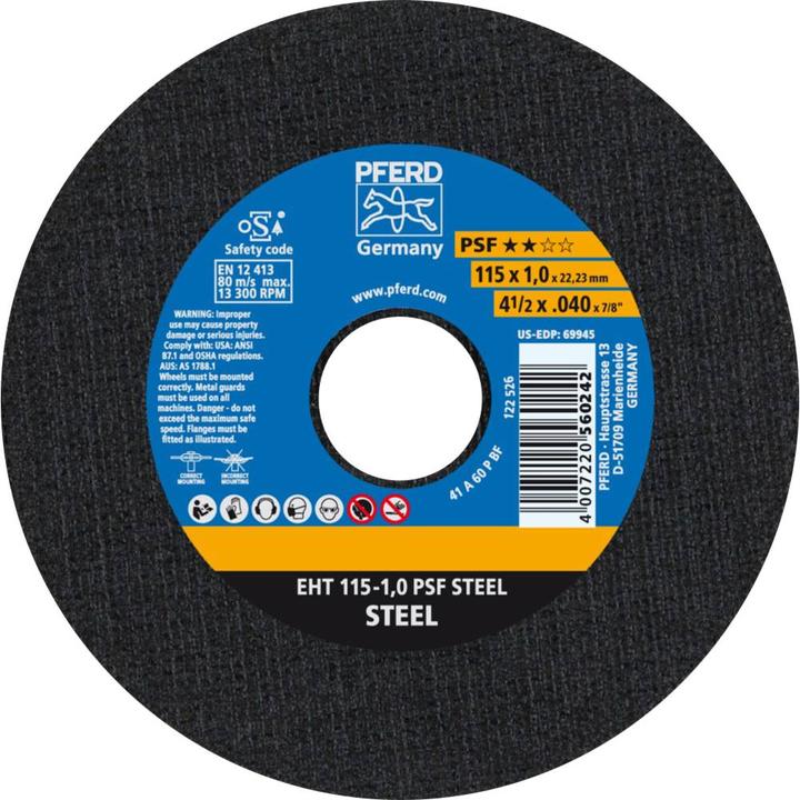 Productafbeelding Pferd Snijschijf EHT 10 PSF STEEL