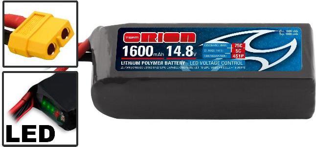 Team Orion Racing Drone Battery (14.80 V, 1600 mAh)