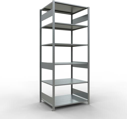 Immagine prodotto Schulte Lagertechnik Sistema di scaffalature di base senza viti MULTIplus150 con ripiani di lunghezza