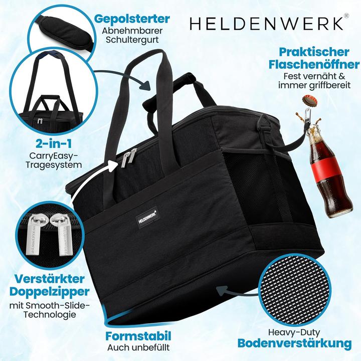 Produktbild Heldenwerk Faltbare Kühltasche mit 7 Fächern (20 l)