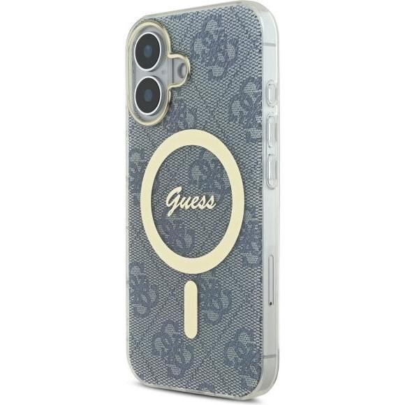 Thumbnail - Guess GUHMP16SH4STB iPhone 16 6.1" niebieski/blue hardcase IML 4G MagSafe (Apple iPhone 16), Smartphone Hülle, Blau