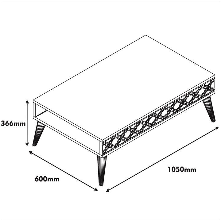 Immagine prodotto Hanah Home Duke (140 x 37 x 49 cm)